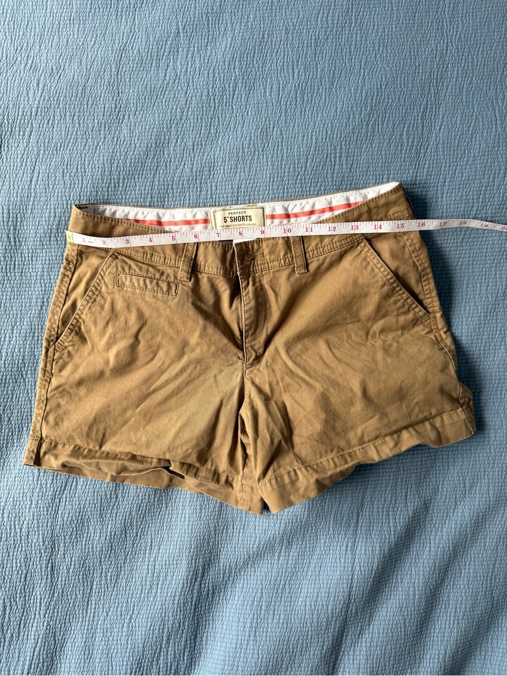 5" Cotton Chino Shorts in Brown - Women's Casual Shorts